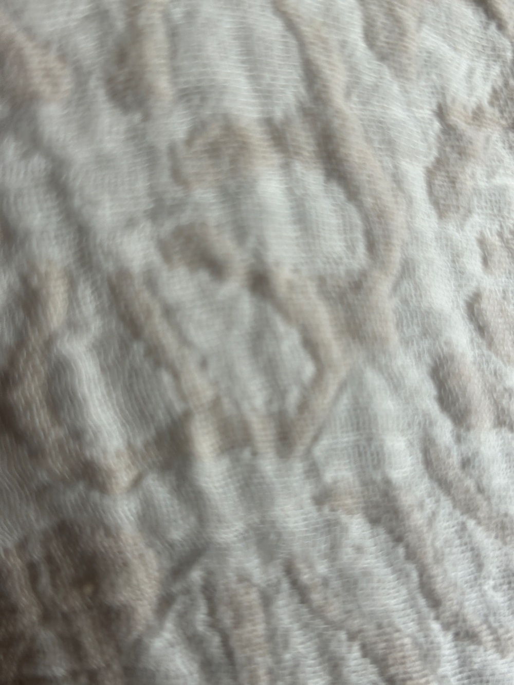 Modern Birds in Flight Crane Tan Cream Woven Organic Cotton Throw Size 55 x 75 - Picture 12 of 16